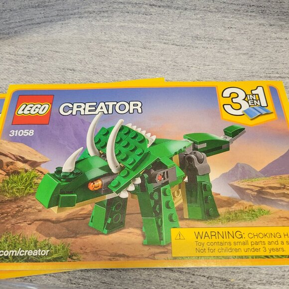 LEGO Creator 3 in 1 Mighty Dinosaurs Model Building Set 31058 - Picture 7 of 8